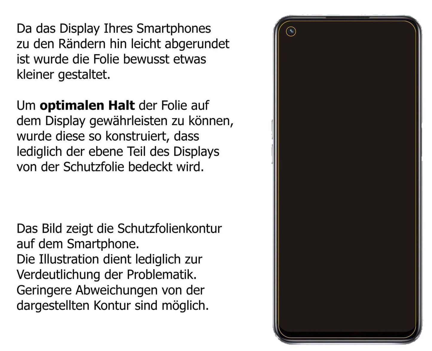 Blickschutzfolie für Oppo A74 5G matt Schutzfolie (5)