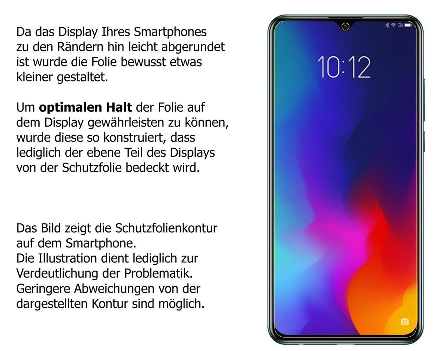 2x Schutzfolie klar für Lenovo Z6 Lite Display-Sch (5)