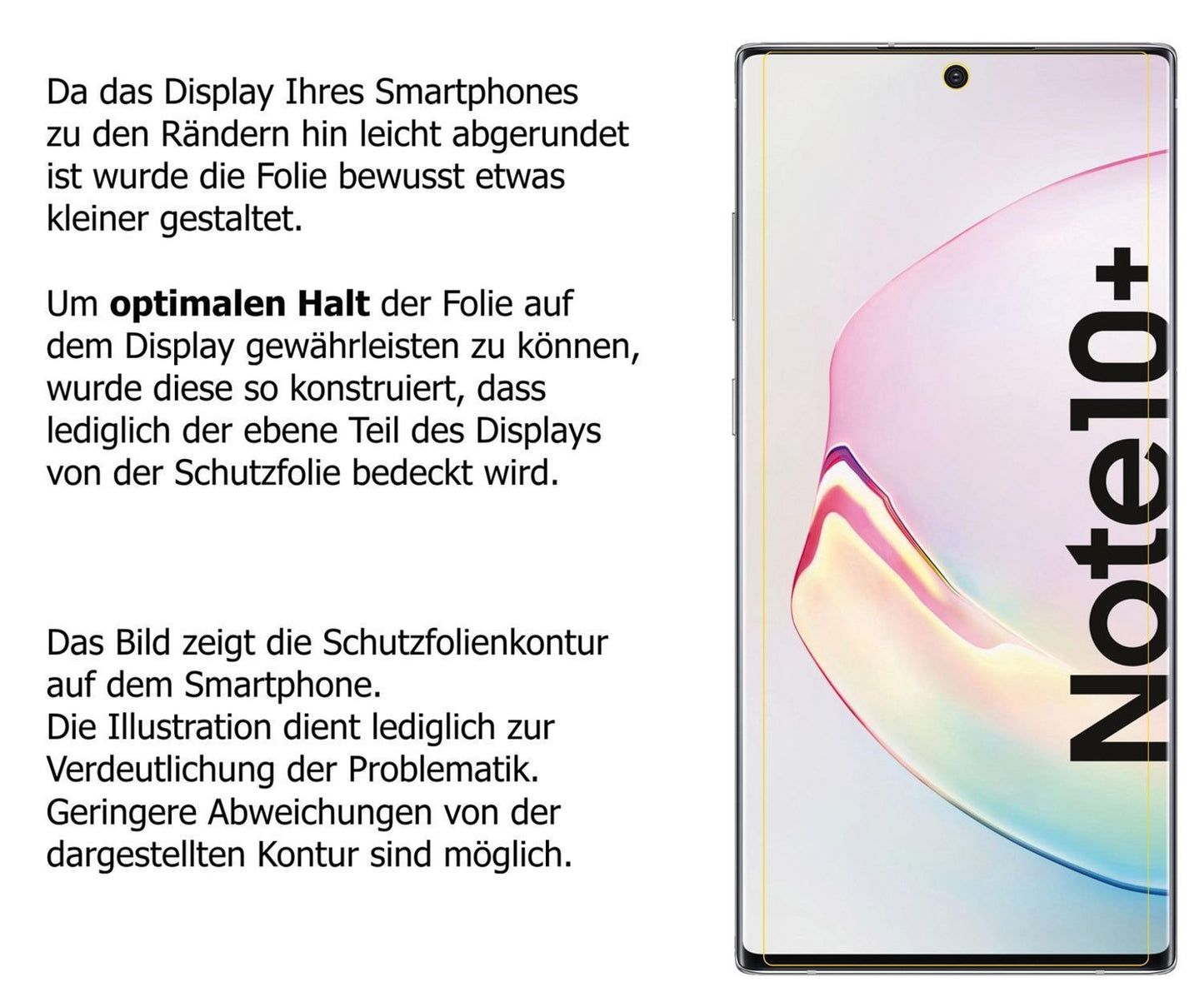 5x Schutzfolie klar für Samsung Galaxy Note 10 Plu (5)