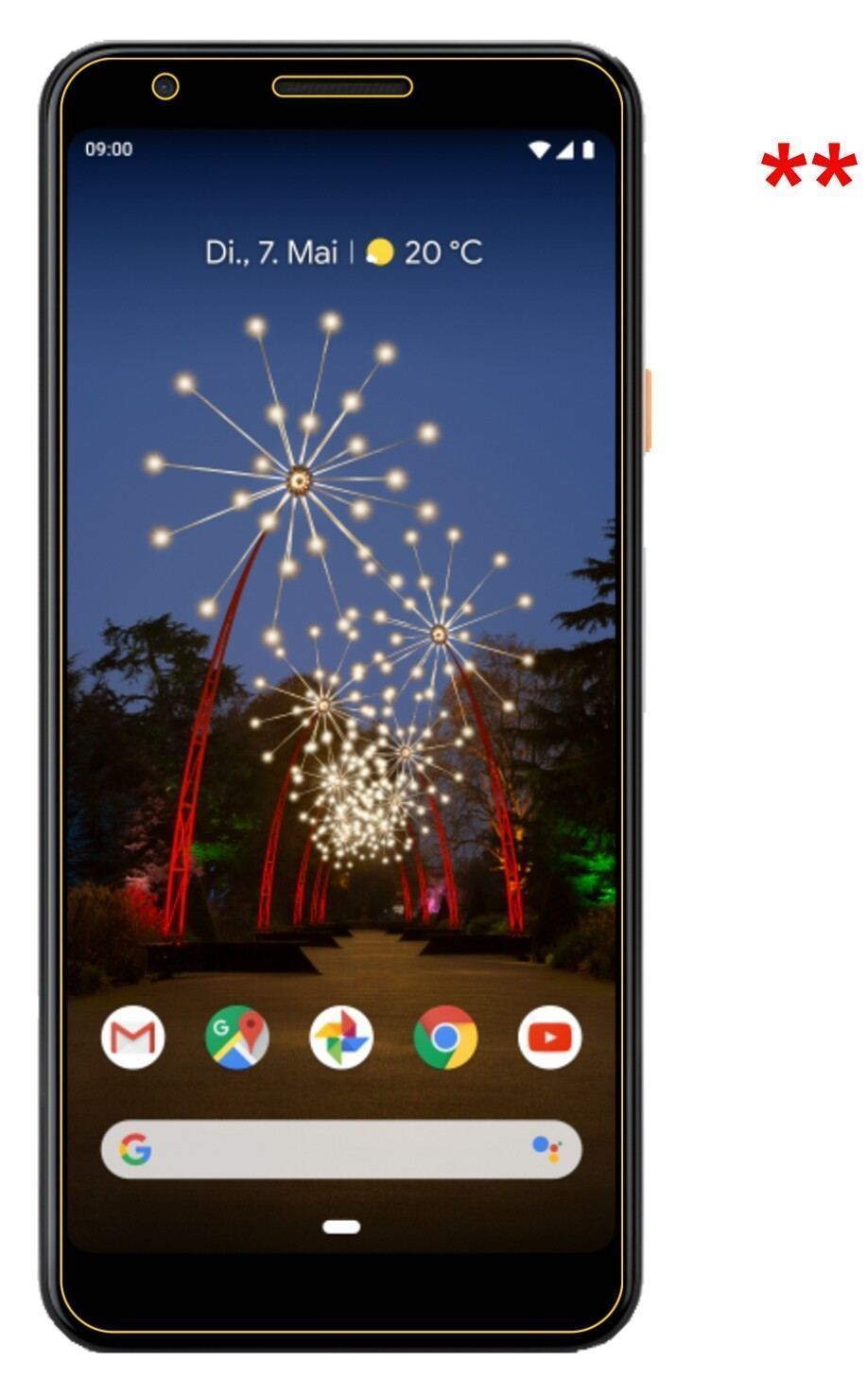 2x Schutzfolie matt für Google Pixel 3a XL Display (6)