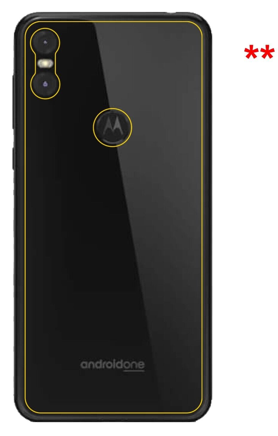 1x 9H Schutzfolie für Motorola One Rückseite Panze (9)