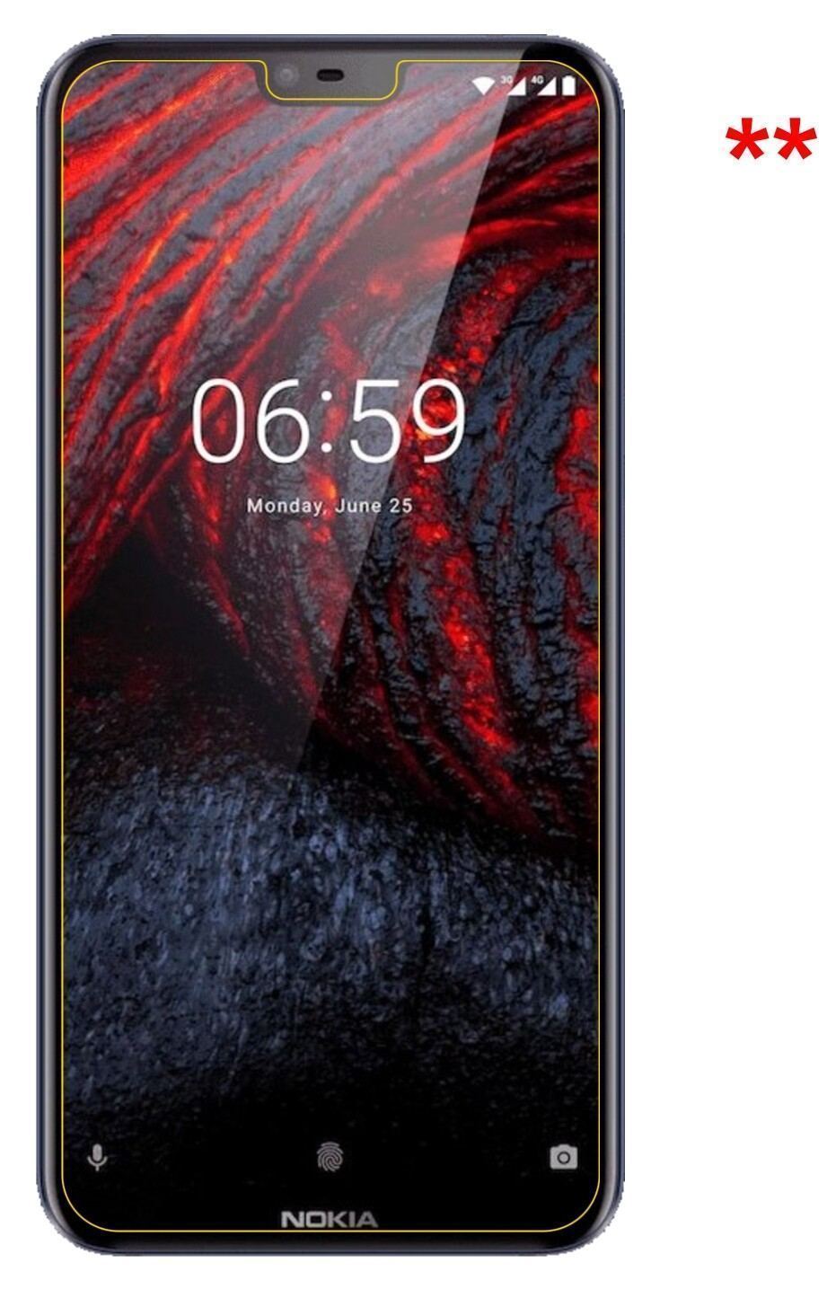 Blickschutzfolie für Nokia 6.1 Plus matt Schutzfol (5)