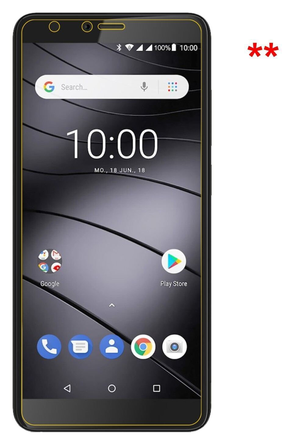 6x Schutzfolie klar für Gigaset GS100 Display-Schu (5)