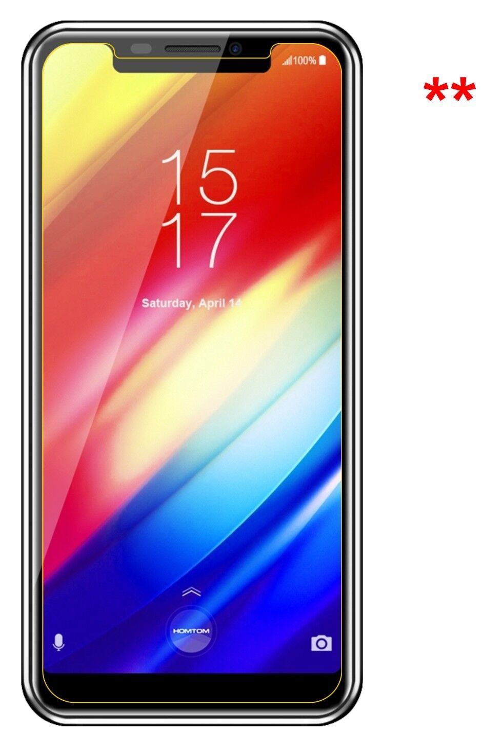 Blickschutzfolie für HomTom H10 matt Schutzfolie P (5)
