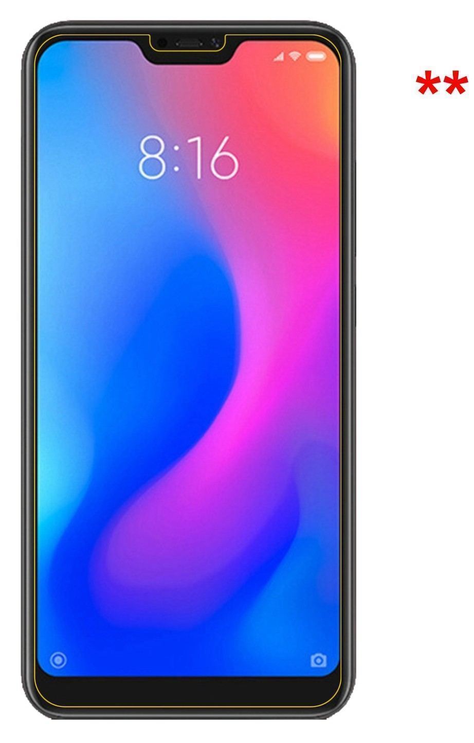 6x Schutzfolie matt für Xiaomi Redmi 6 Pro Display (6)