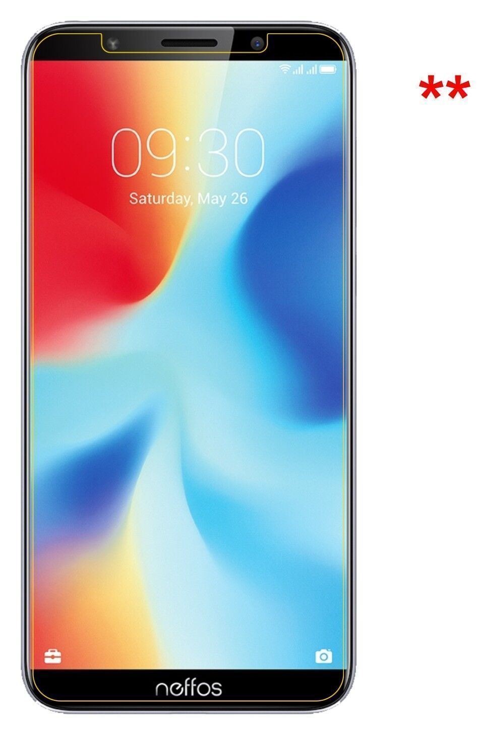 5x Schutzfolie klar für TP-Link Neffos C9A Display (5)