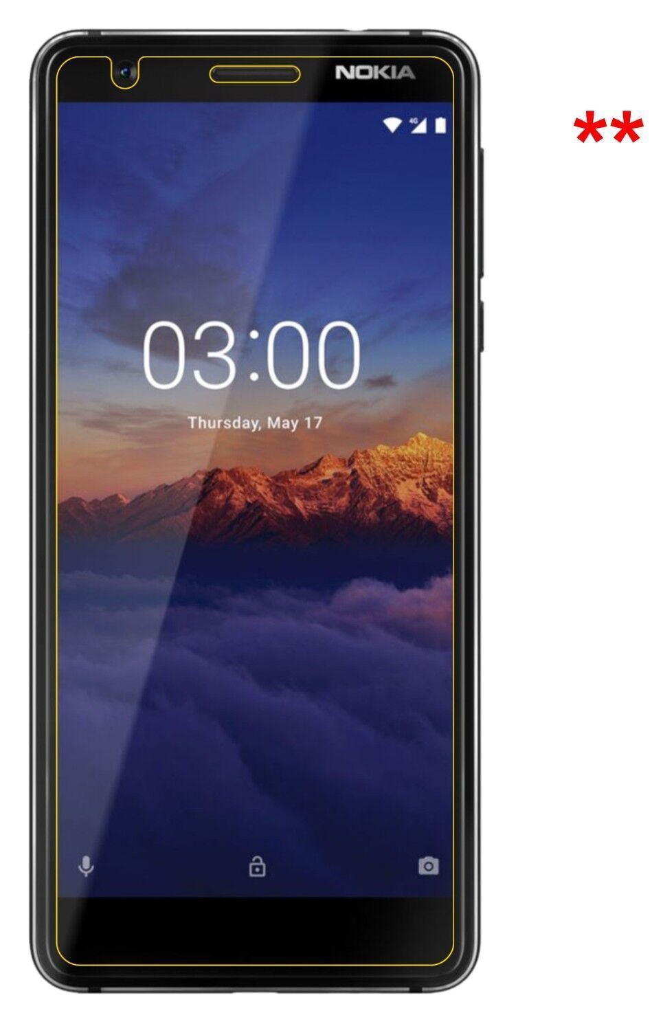 1x 9H Schutzfolie für Nokia 46025 Panzerfolie (9)
