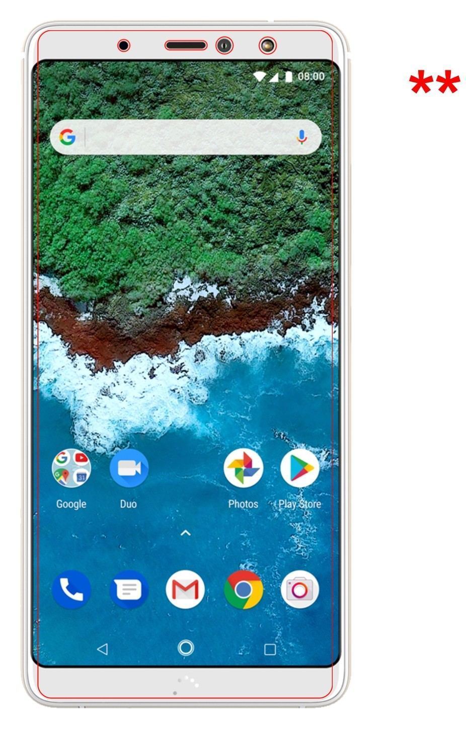 2x Schutzfolie klar für BQ Aquaris X2 Pro Display- (5)