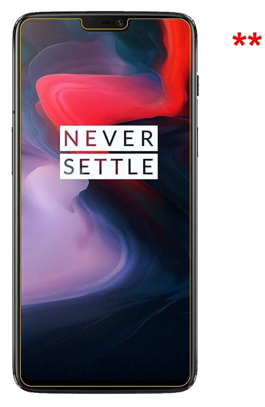 Blickschutzfolie für OnePlus 6 matt Schutzfolie Pr (5)
