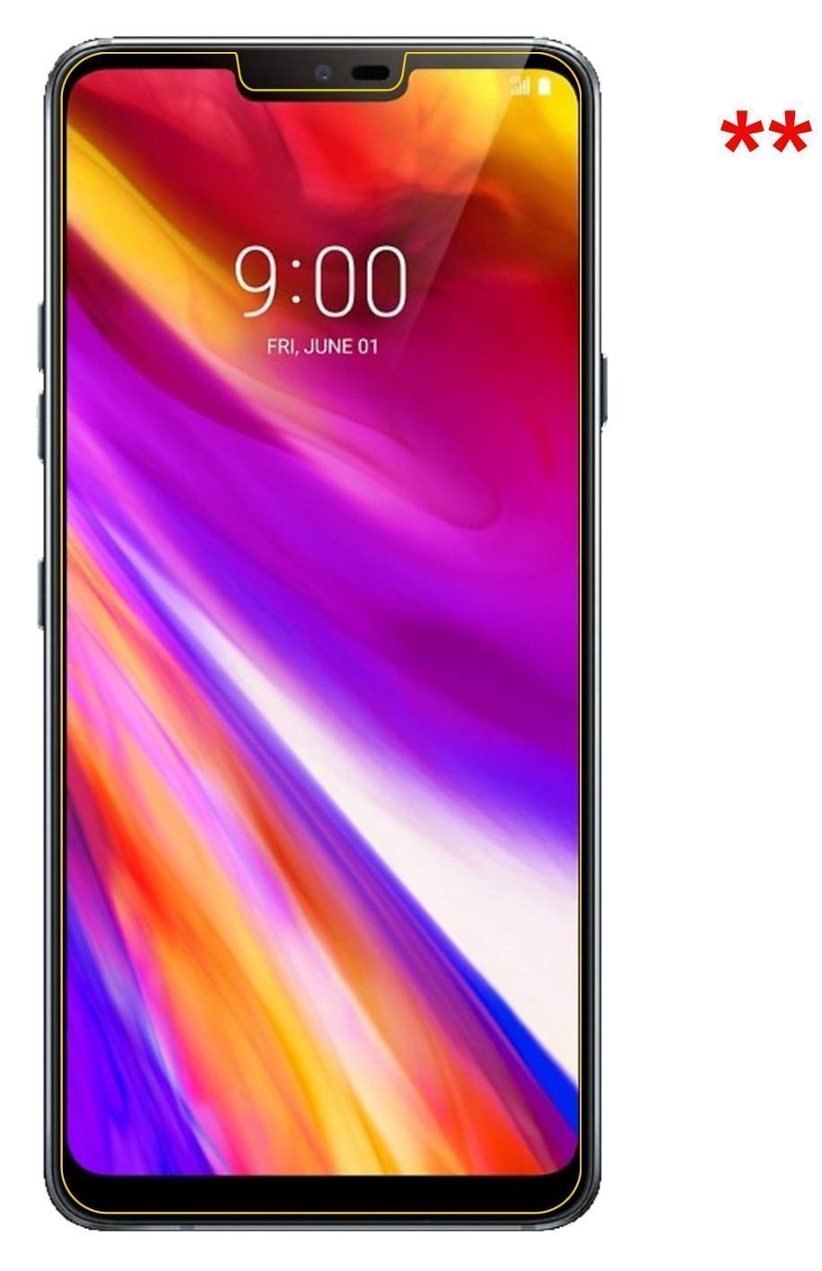 2x Schutzfolie matt für LG G7 ThinQ Display-Schutz (6)