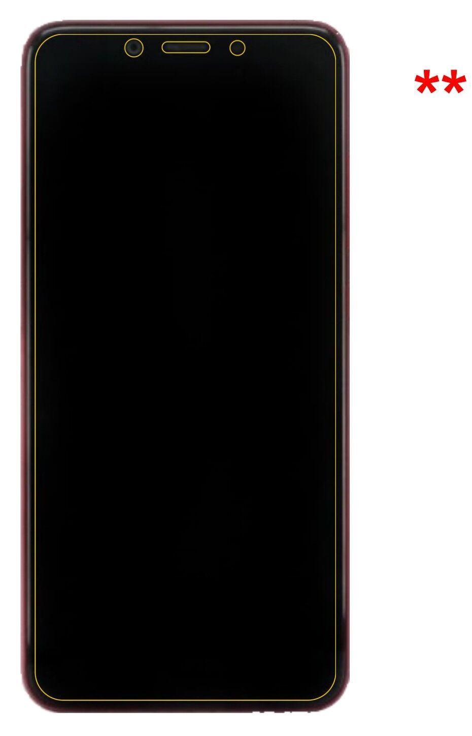 1x 9H Schutzfolie matt für Xiaomi Mi 6X Panzerfoli (9)