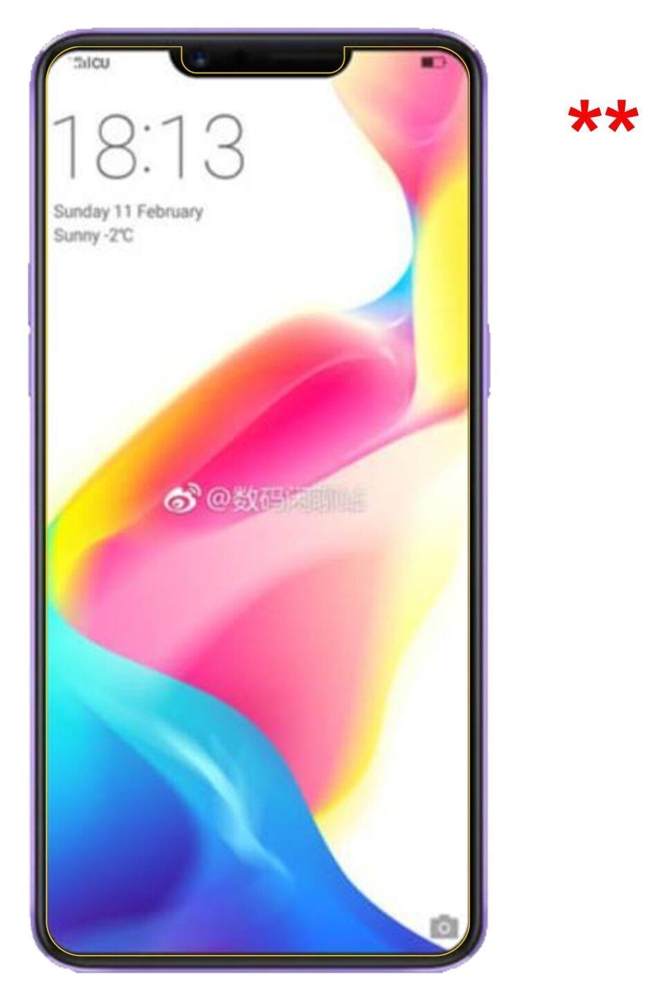 Blickschutzfolie für Oppo R15 matt Schutzfolie Pri (5)