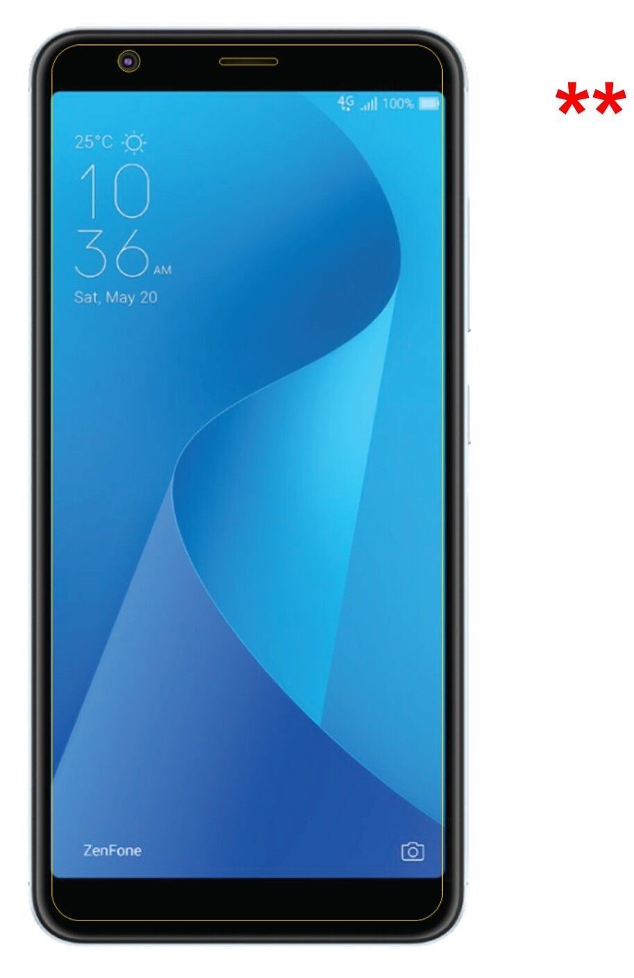 Blickschutzfolie für Asus ZenFone Max Plus M1 (ZB5 (5)