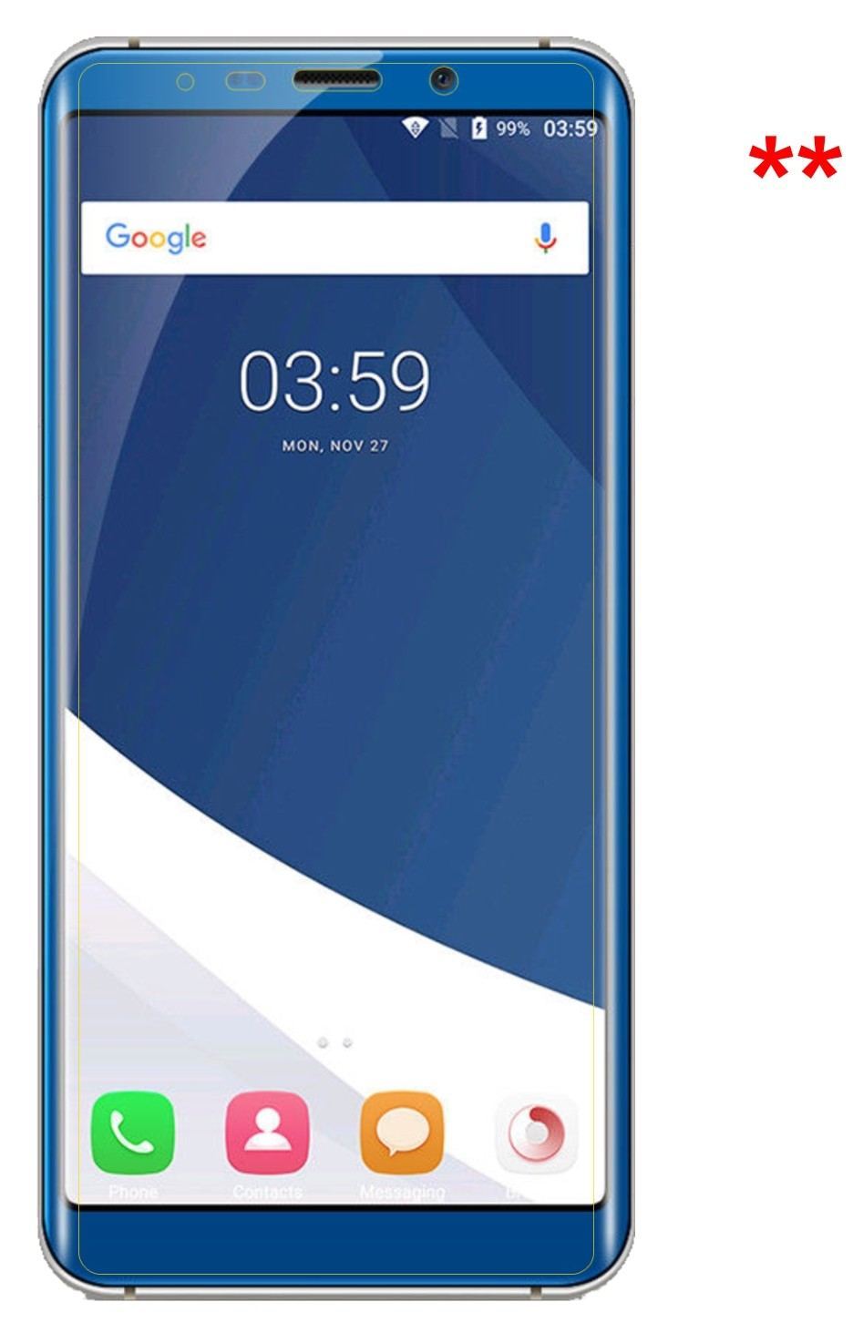2x Schutzfolie matt für Koolnee K1 Display-Schutzf (6)