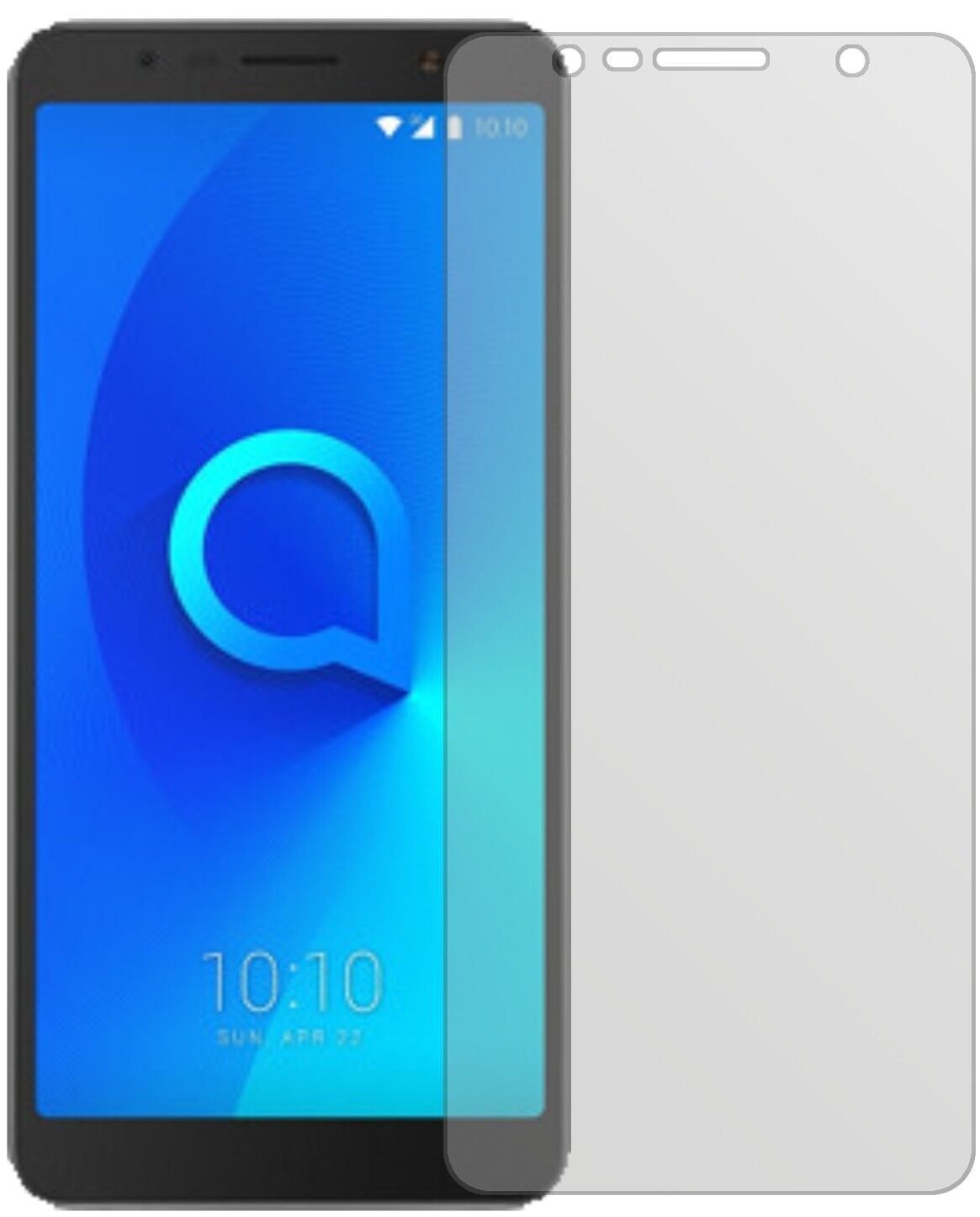5x Schutzfolie matt für Alcatel 3C Display-Schutzf (1)