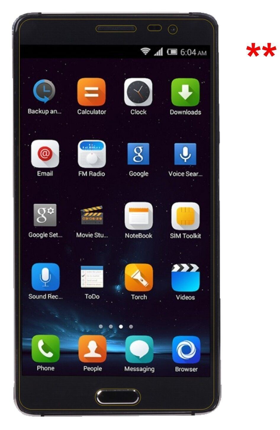 1x 9H Schutzfolie matt für Elephone P8 Pro Panzerf (9)