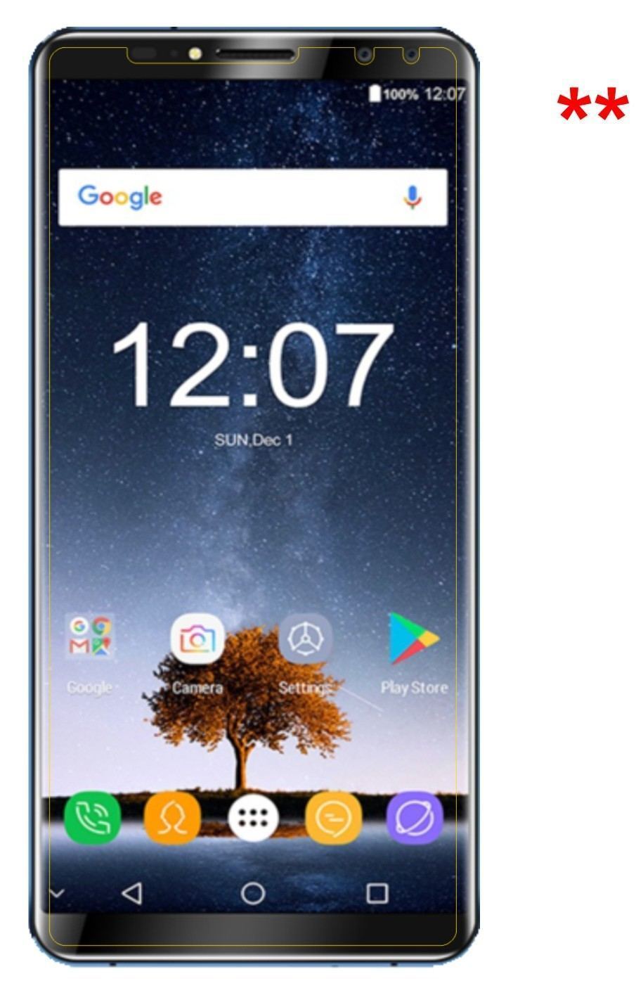 6x Schutzfolie klar für Oukitel K6 Display-Schutzf (5)