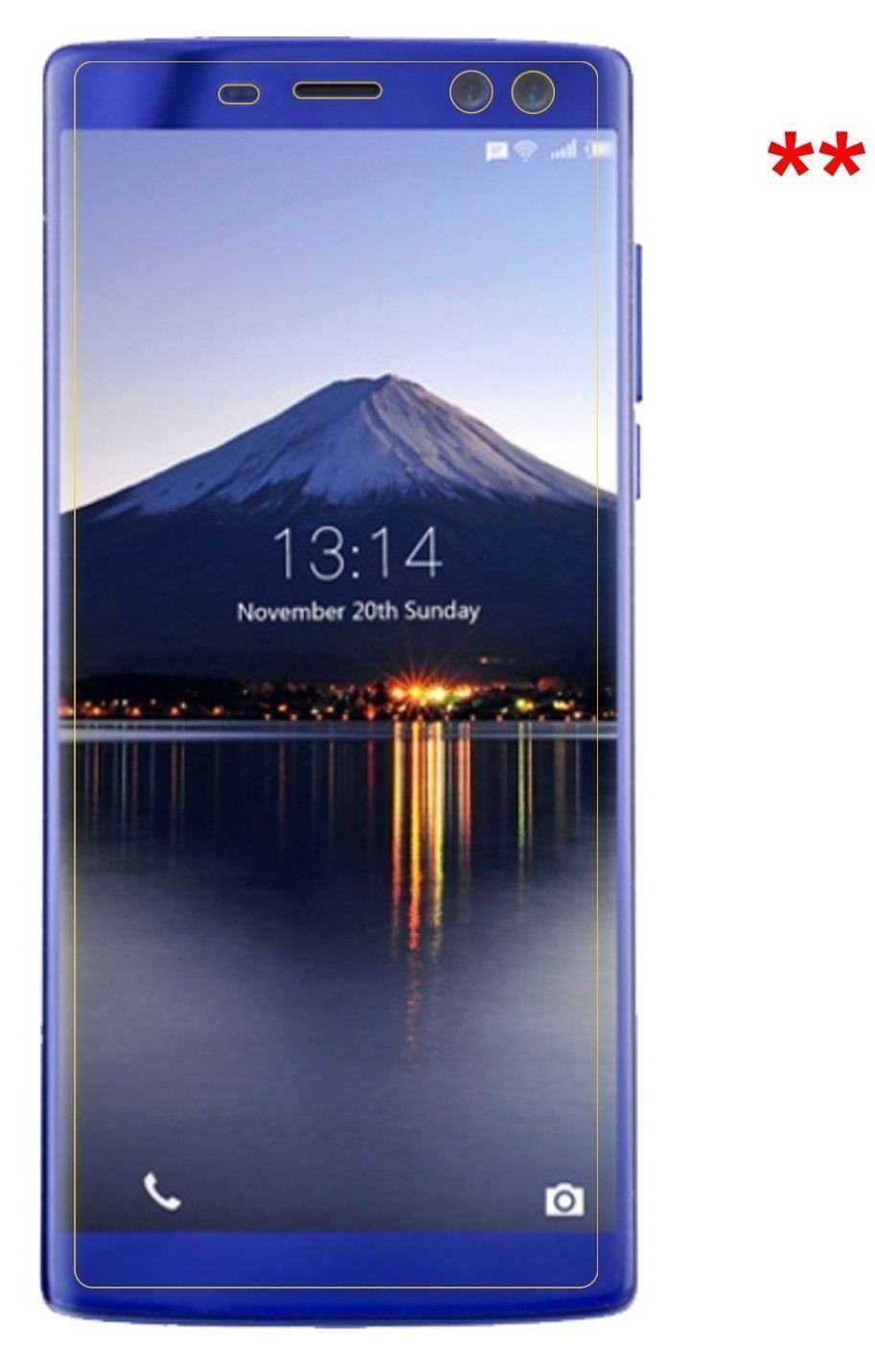 Blickschutzfolie für Doogee BL12000 matt Schutzfol (5)