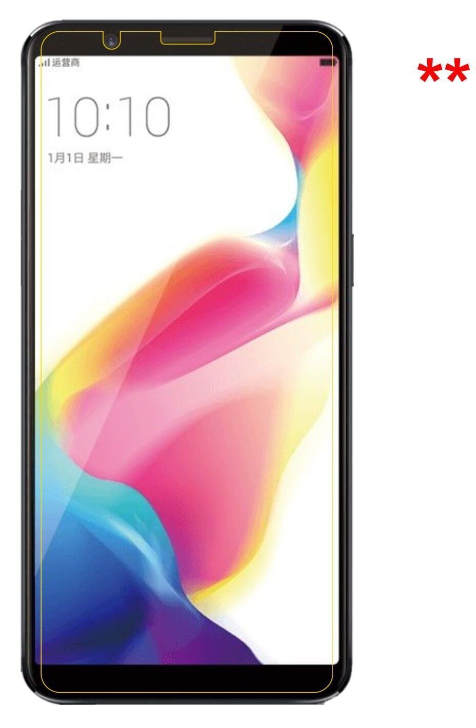 1x 9H Schutzfolie matt für Oppo R11s Plus Panzerfo (9)