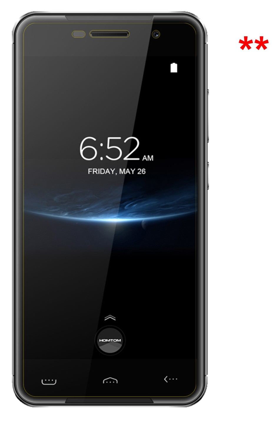 2x Schutzfolie klar für HOMTOM HT37 Pro Display-Sc (5)