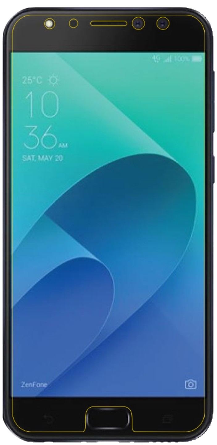 2x 9H Schutzfolie matt für Asus Zenfone 4 Selfie P (9)