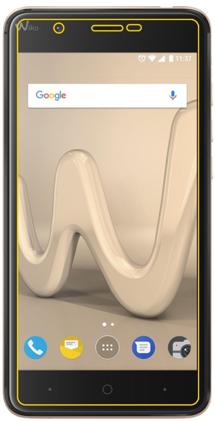 6x Schutzfolie matt für Wiko Harry Display-Schutzf (6)