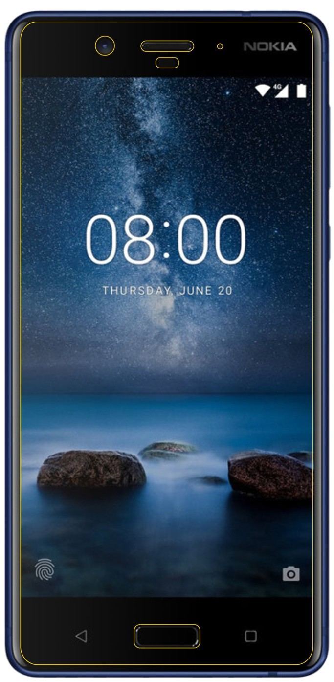 6x Schutzfolie matt für Nokia 8 Display-Schutzfoli (6)
