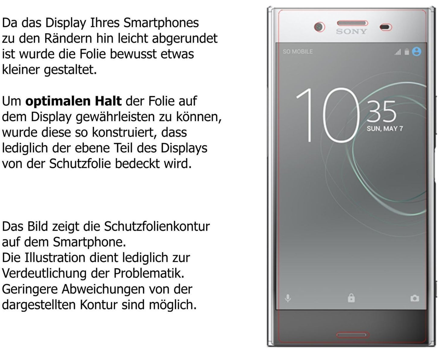 2x 9H Schutzfolie matt für Sony Xperia XZ Premium (9)
