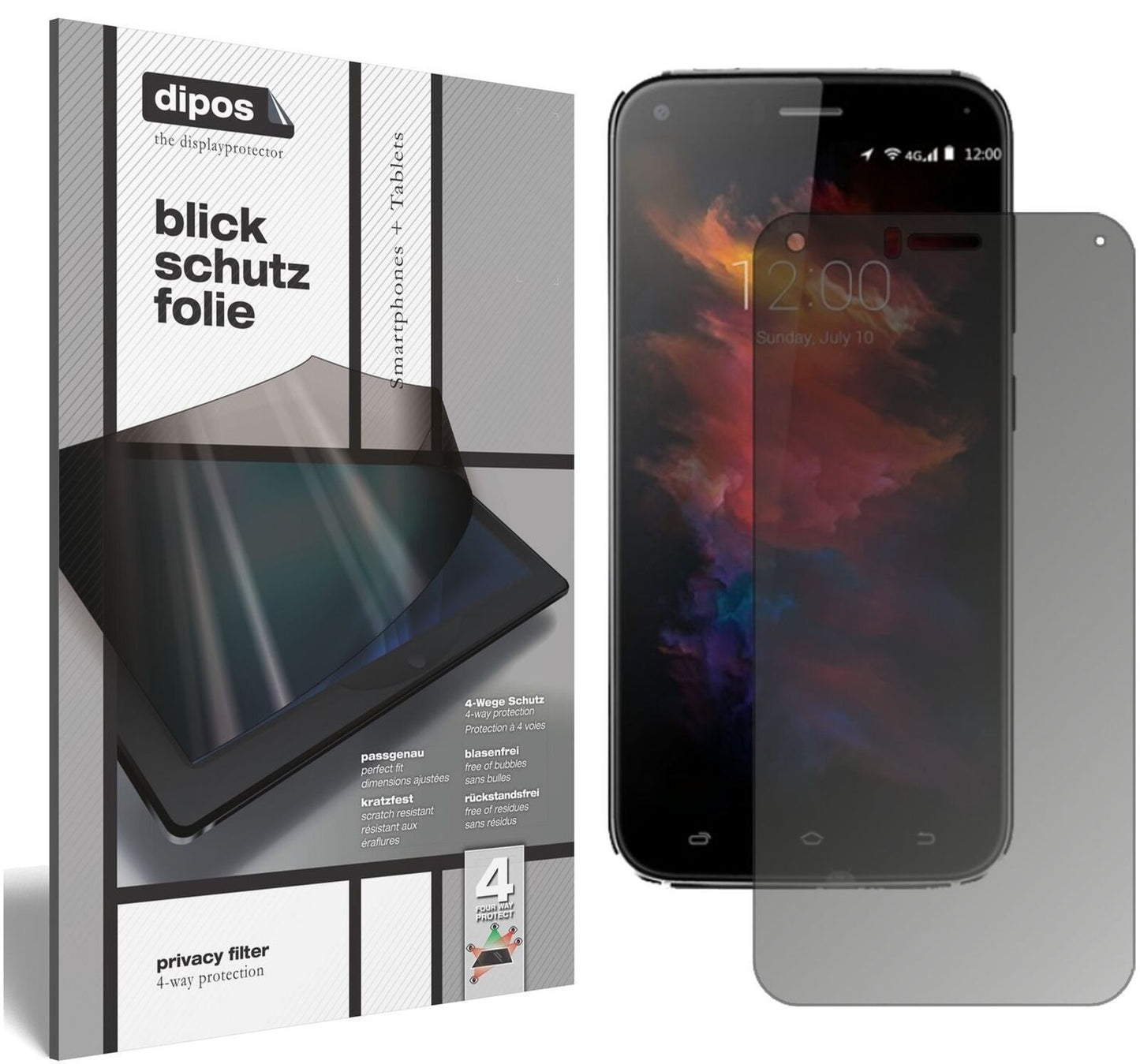 Blickschutzfolie für Umi Diamond X matt Schutzfoli (1)