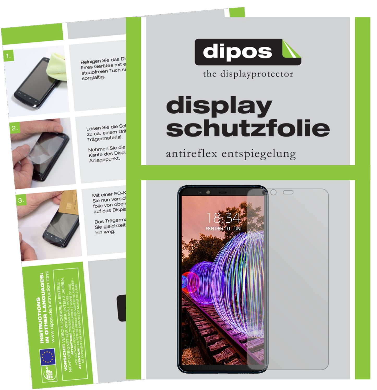 Mattes Panzerglas: Entspiegelte, dünne Folie, Fingerabdruckresistenz und Bildschirmschutz für JVC-J20