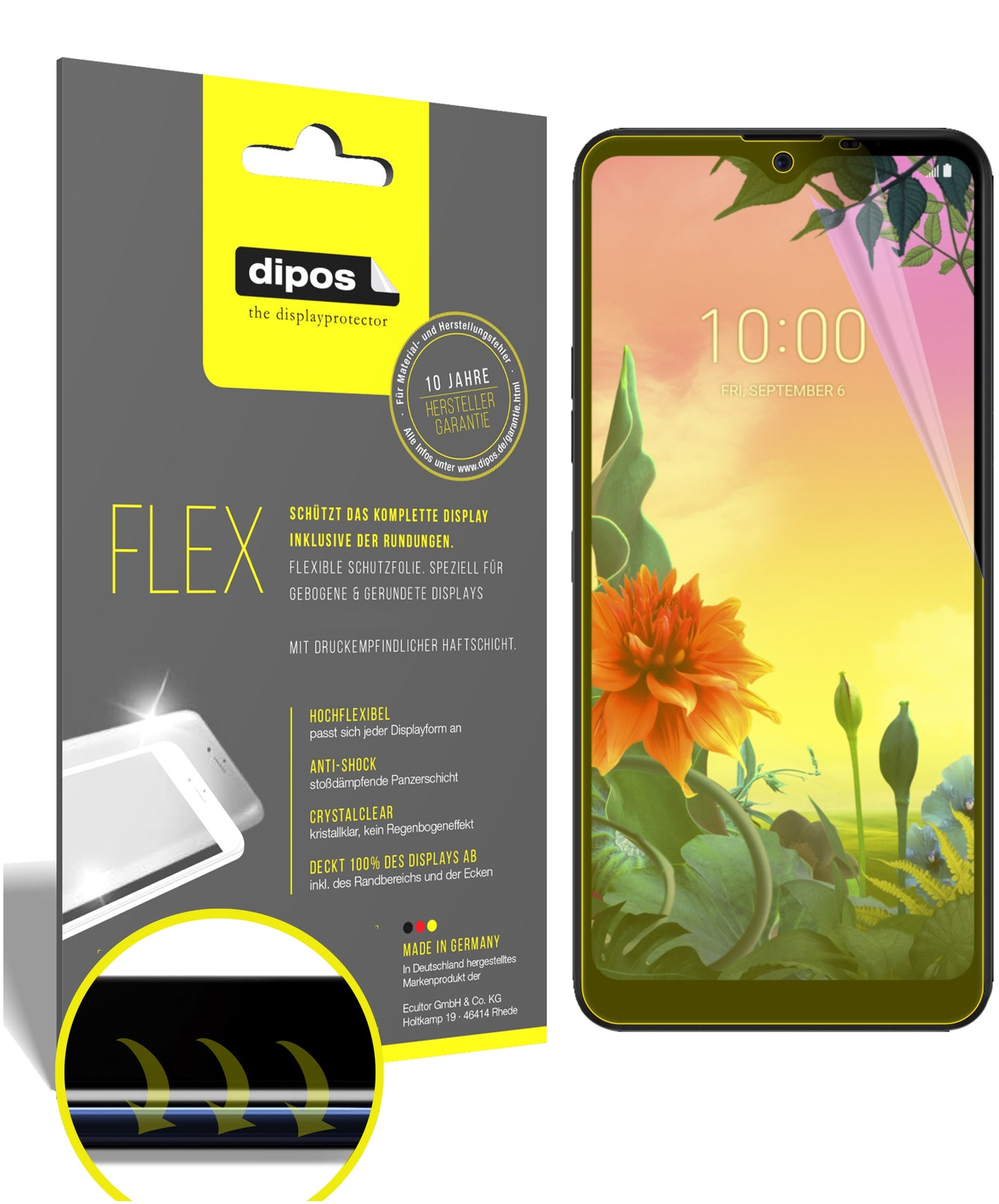 3D Full Cover Displayschutzfolie: Case-freundlicher Schutz mit perfekter Passform für dein Display.