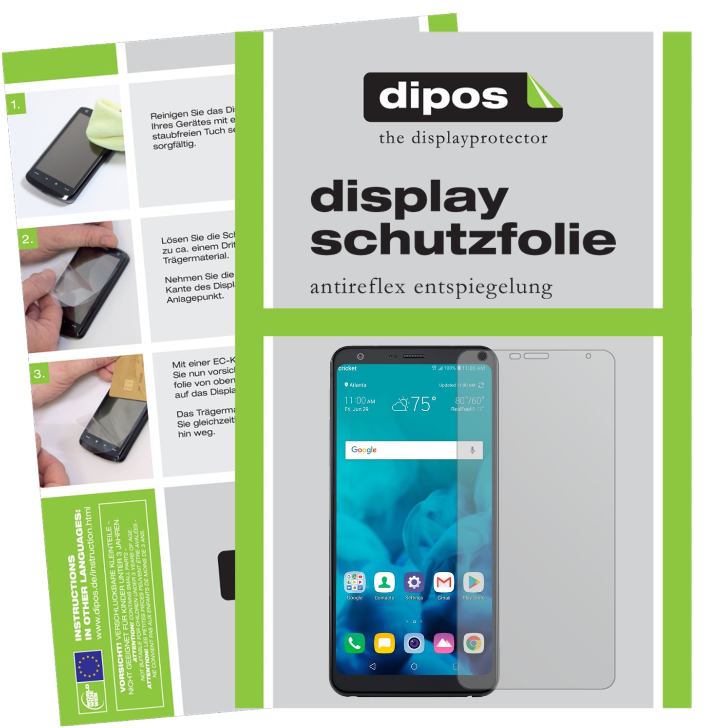 Mattes Panzerglas: Entspiegelte, dünne Folie, Fingerabdruckresistenz und Bildschirmschutz für LG-Stylo 4