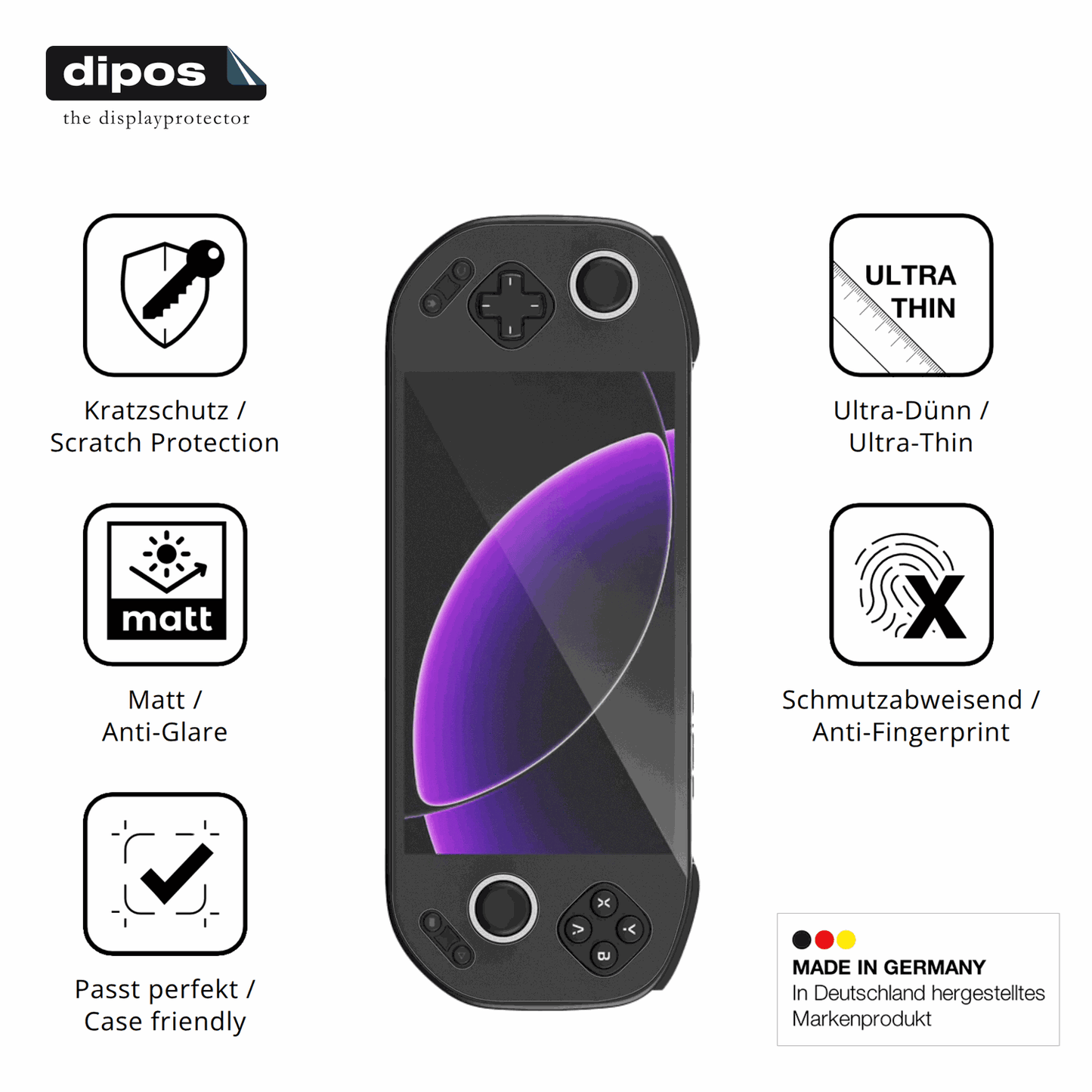 2x Screen Protector for MANGMI Pocket Max Protection Anti Glare dipos
