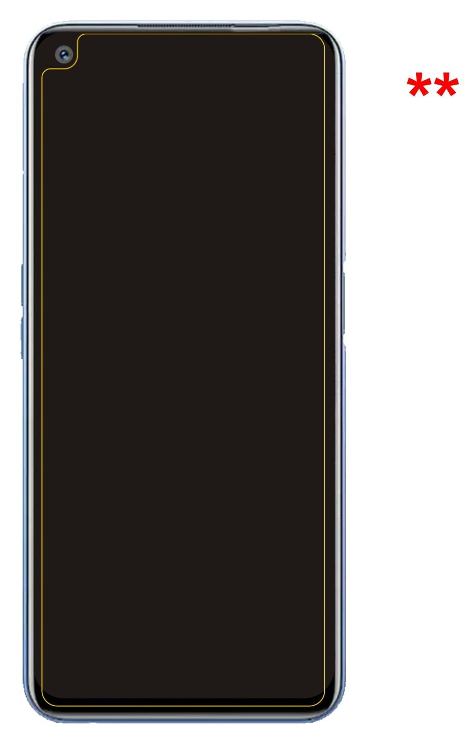 Dünne und klare Folie passend zugeschnitten für Oppo Find X3 Neo