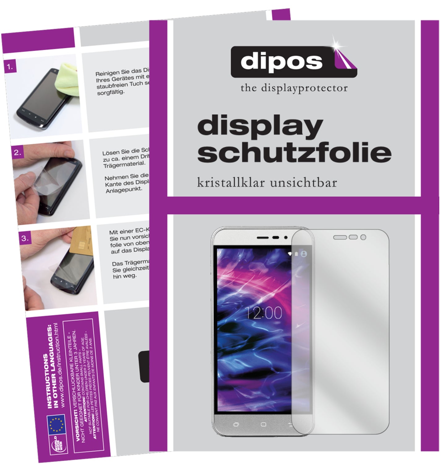 Kristallklare, dünne Schutzfolie: Kratzfest & passgenau für Medion-Life P5006