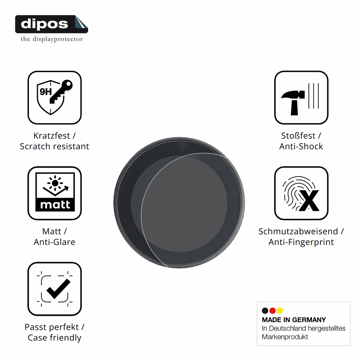 2x Screen Protector for Meraki Espresso Machine matte Flexible Glass 9H dipos