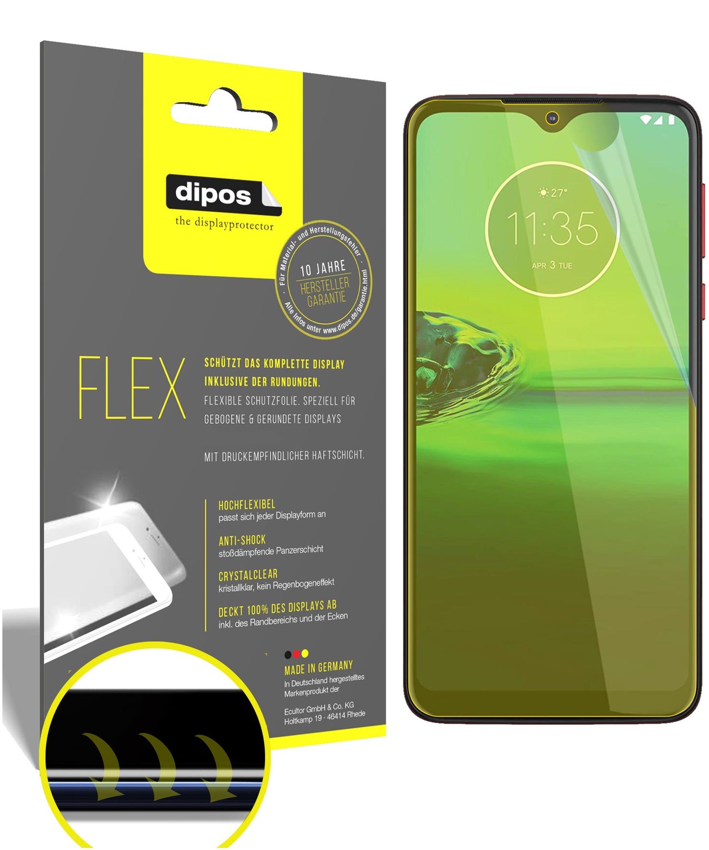 3D Full Cover Displayschutzfolie: Case-freundlicher Schutz mit perfekter Passform für dein Display.