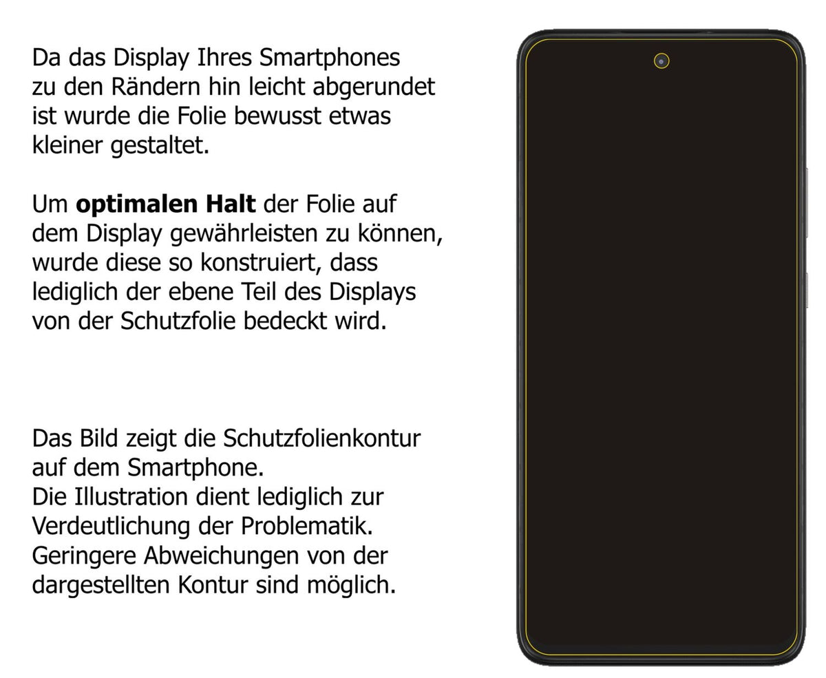 2x Screen Protector for Motorola One 5G UW Ace Protection Anti Glare dipos