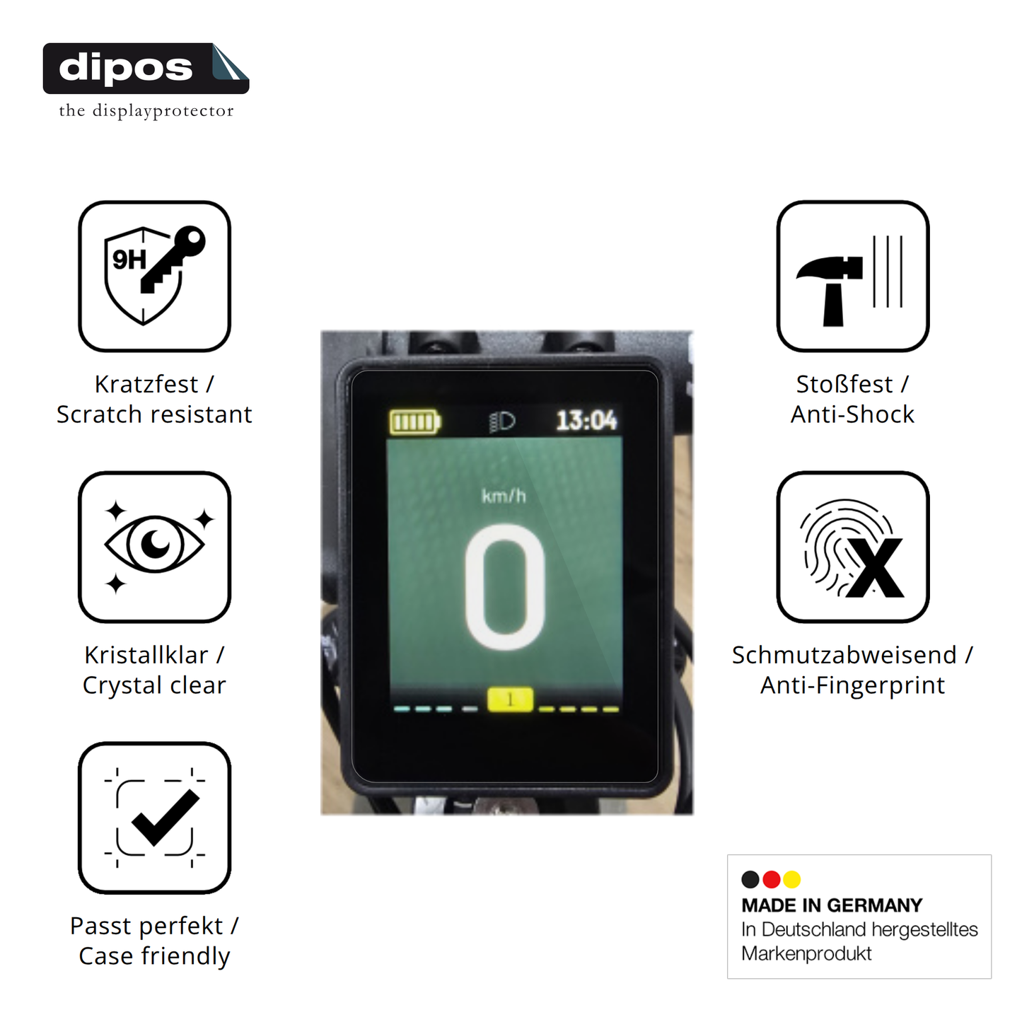 2x 9H Schutzfolie für Neodrives simplyDisplay Panzerfolie