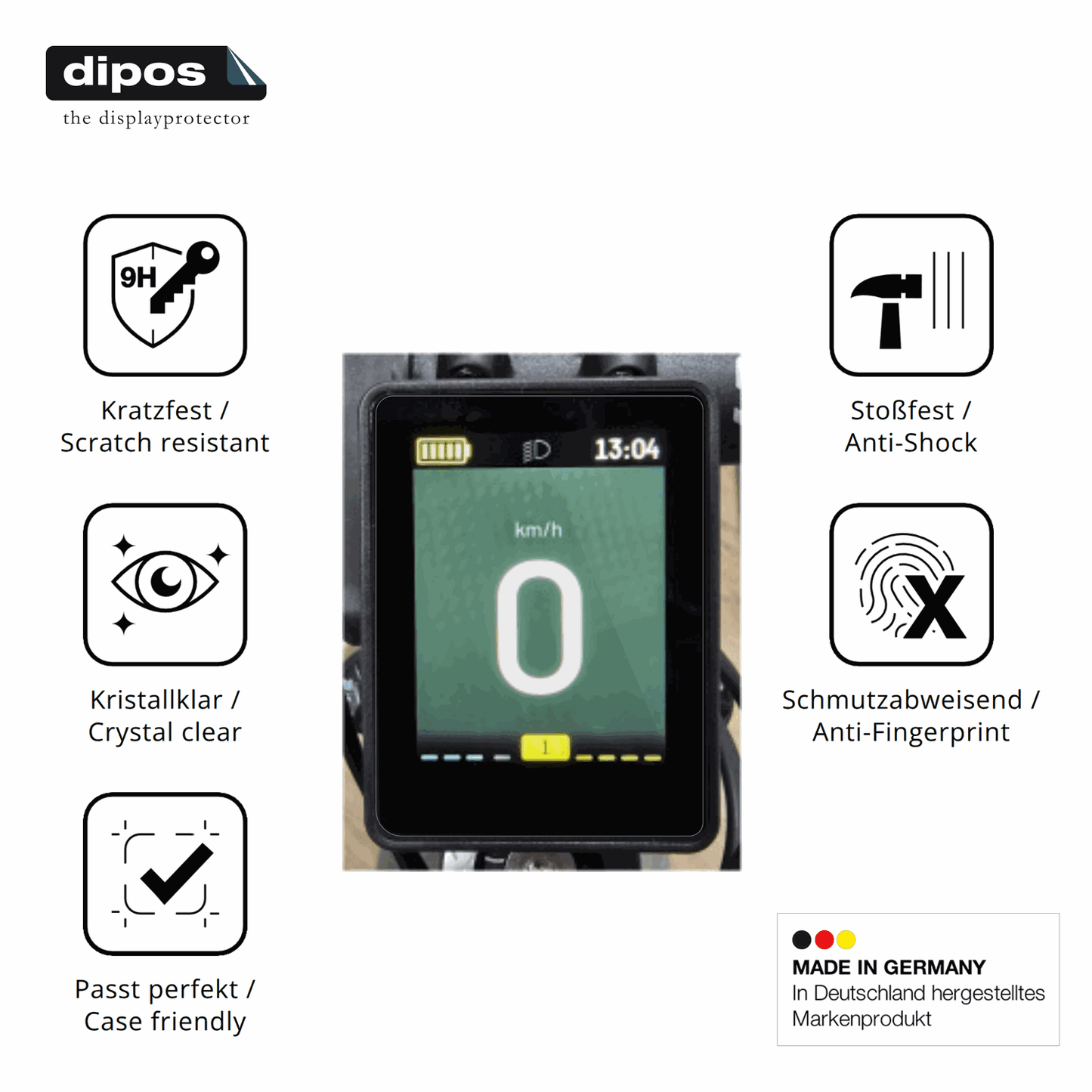 2x Screen Protector for Neodrives simplyDisplay Flexible Glass 9H dipos