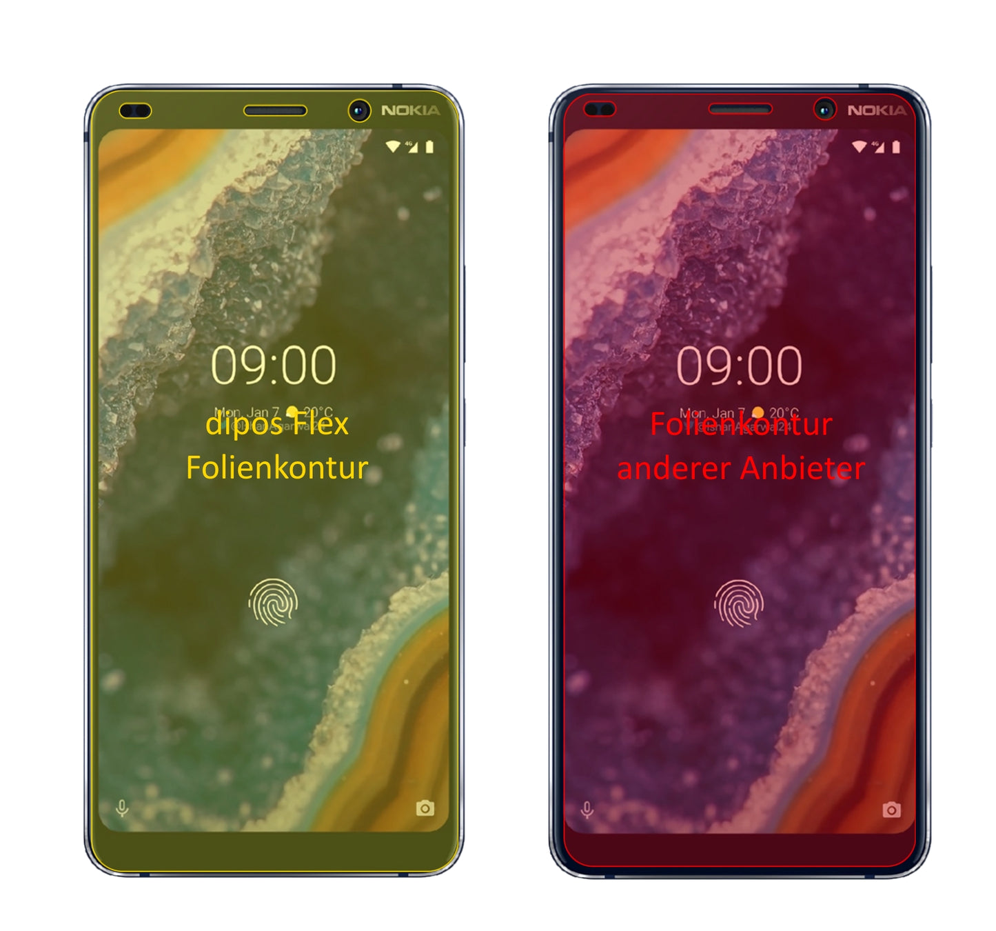 3D Full Cover Displayschutzfolie: Case-freundlicher Schutz mit perfekter Passform für dein Display.