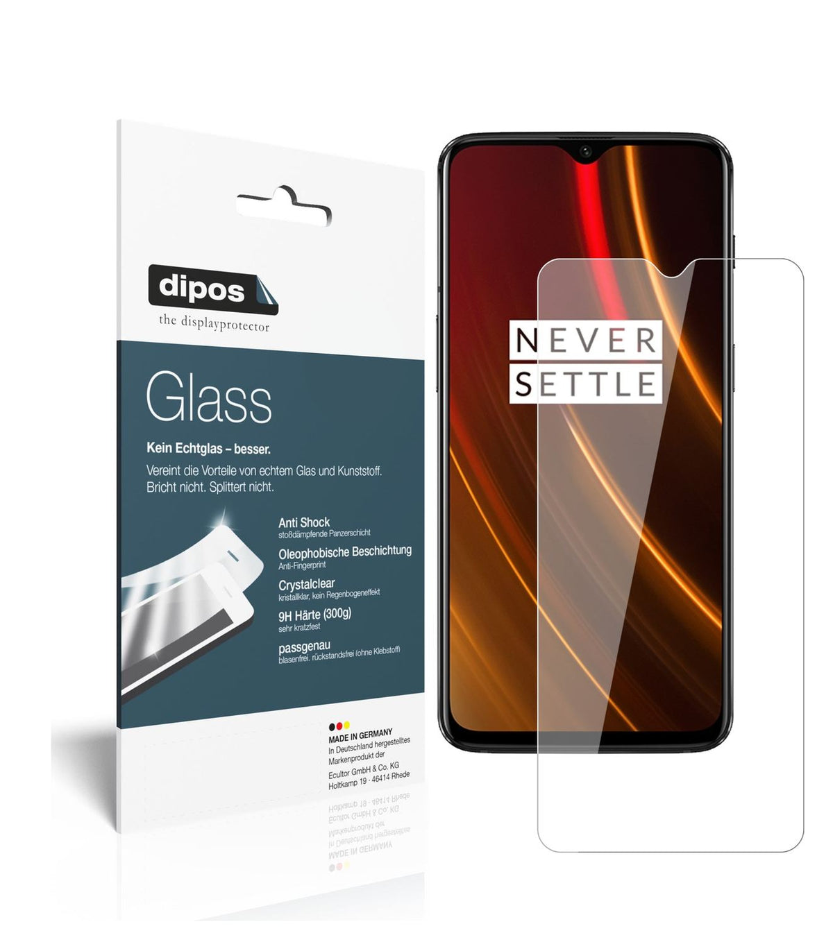 Perfekte Passform und ultimative Qualität: Unser 9H Panzerglas bietet Schutz für OnePlus-6T McLaren Edition