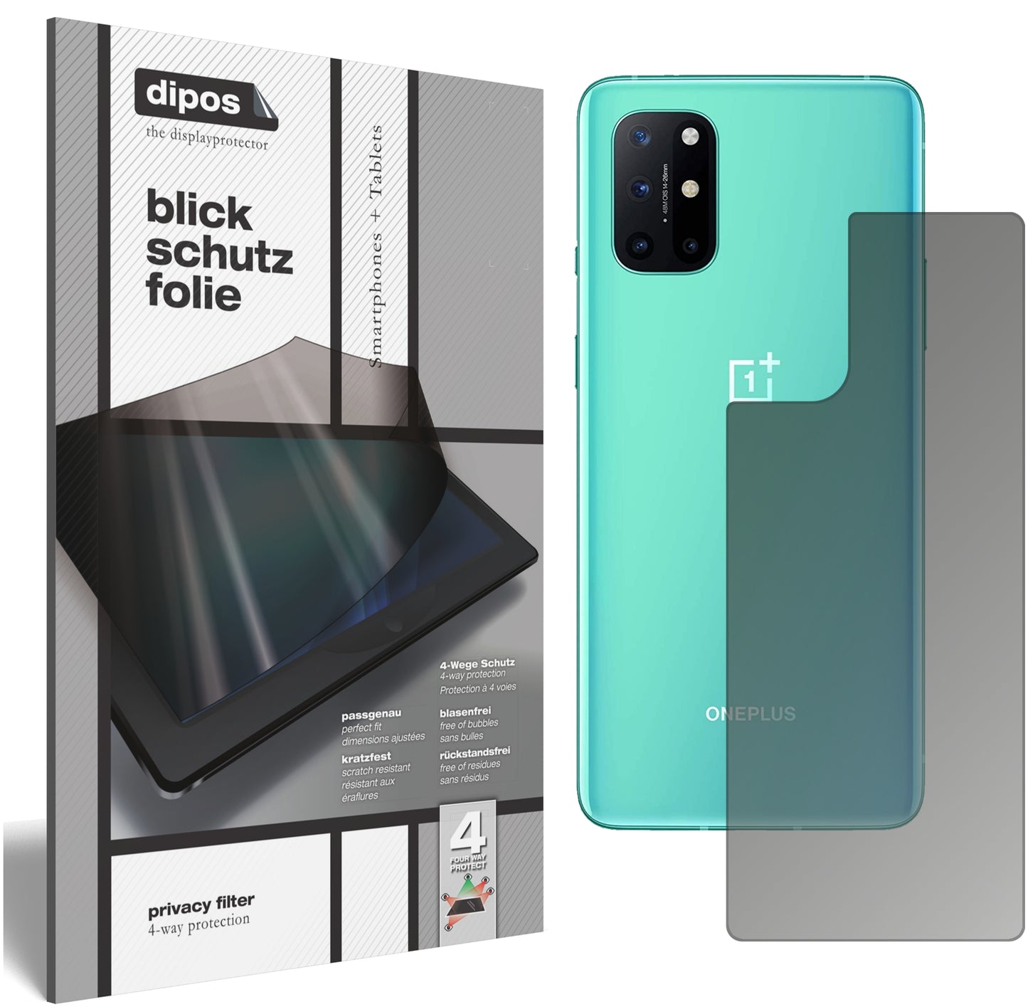 Privacy Filter: 9H Panzerglas mit Blickschutz & einfache Anbringung