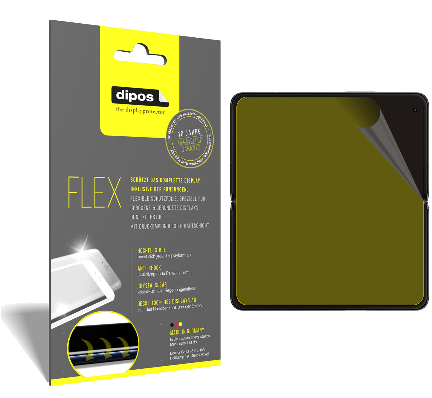 3D Full Cover Displayschutzfolie: Case-freundlicher Schutz mit perfekter Passform für dein Display.