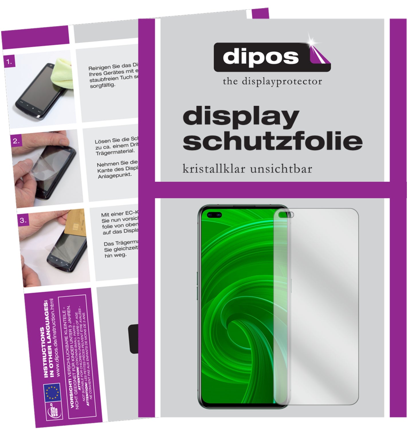 Kristallklare, dünne Schutzfolie: Kratzfest & passgenau für Oppo-Realme X50 5G