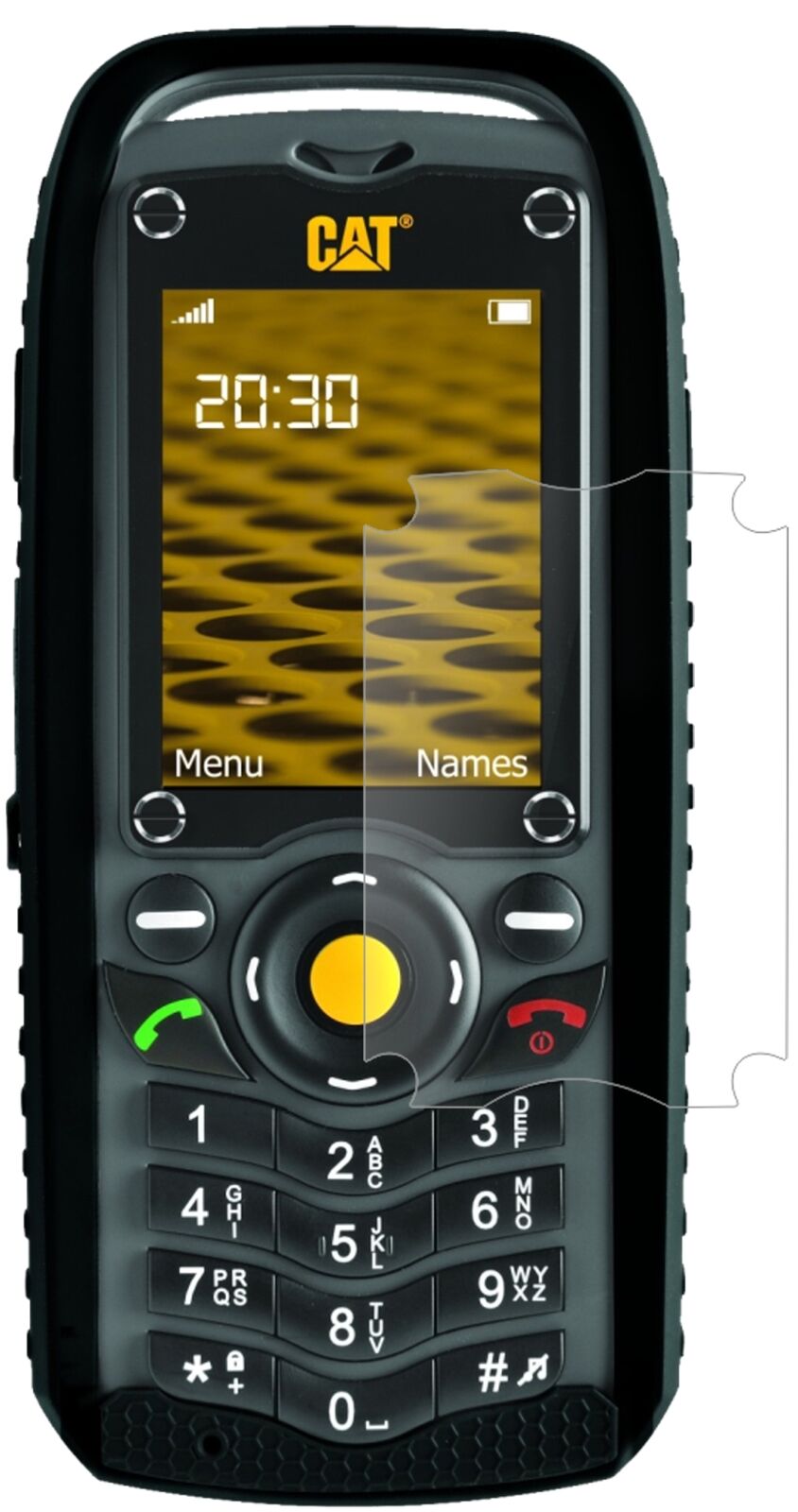Matte Displayschutzfolie von dipos passend für Caterpillar CAT B25, 9H kratzfest und blasenfrei montiert