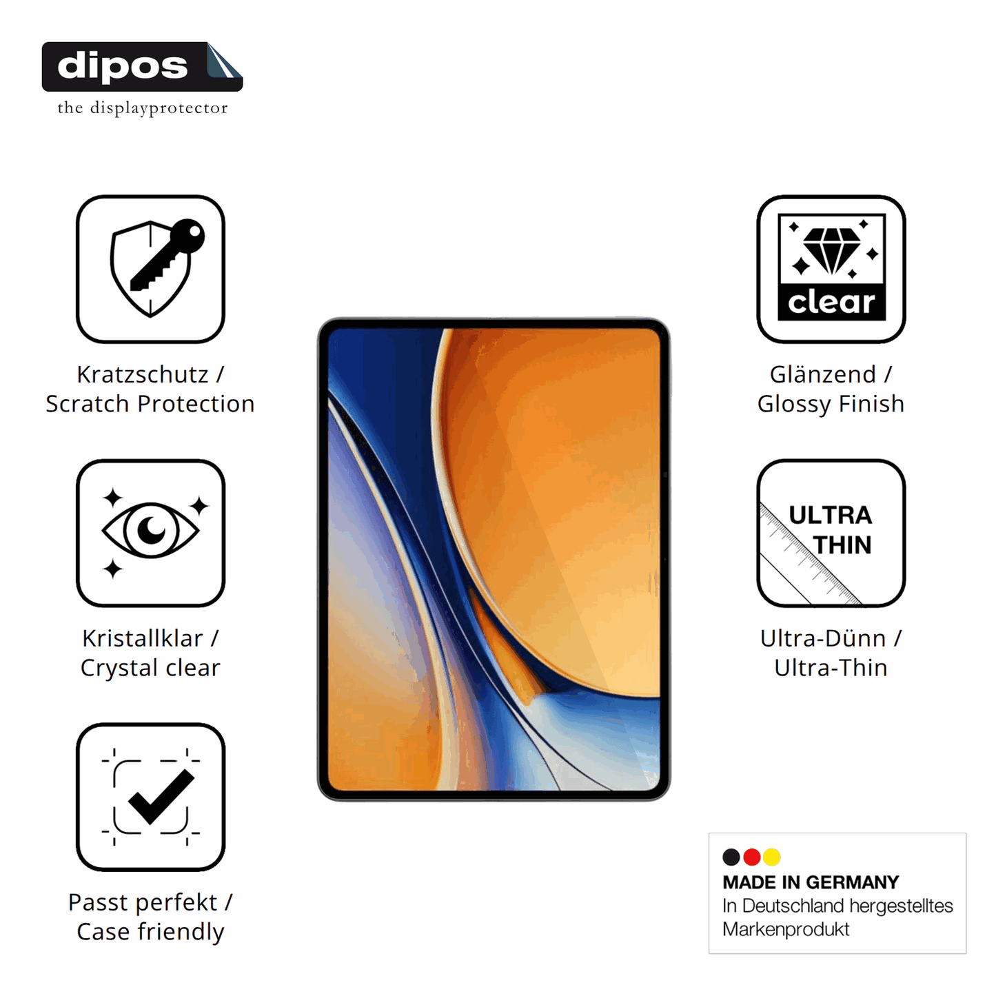 2x Screen Protector for Realme Pad 3 Protection Crystal Clear dipos