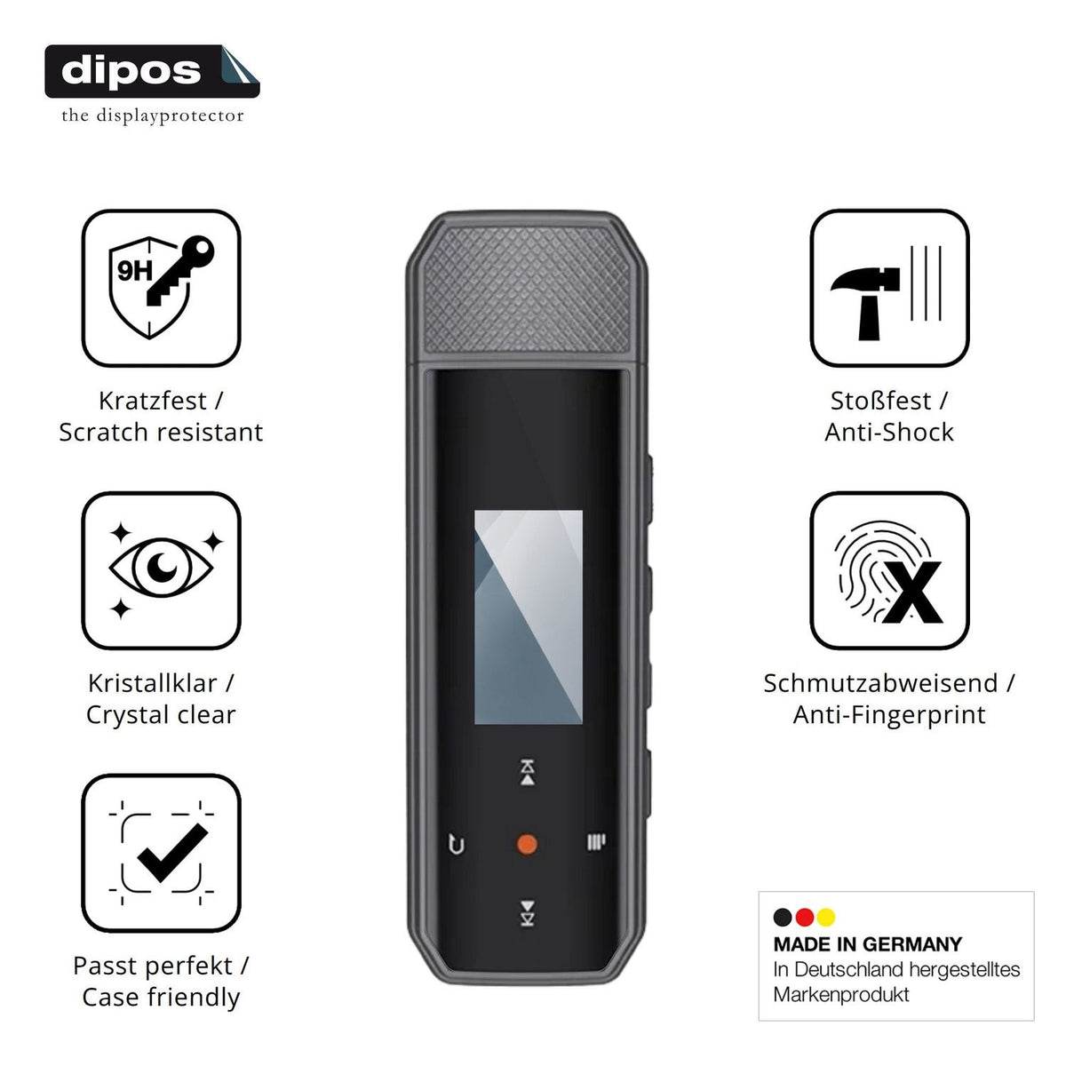 2x Screen Protector for RUIZU X80 Flexible Glass 9H dipos