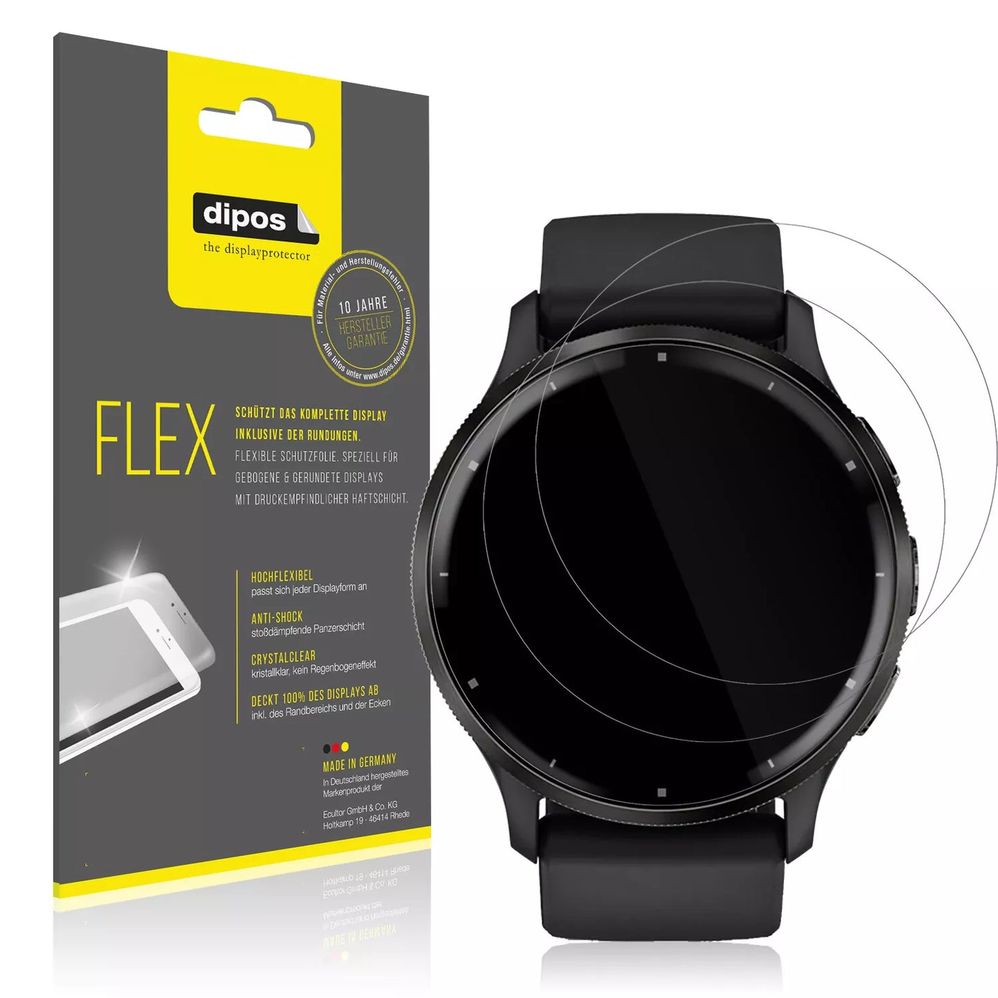Displayschutzfolie passend für Garmin Venu 3 (45mm)