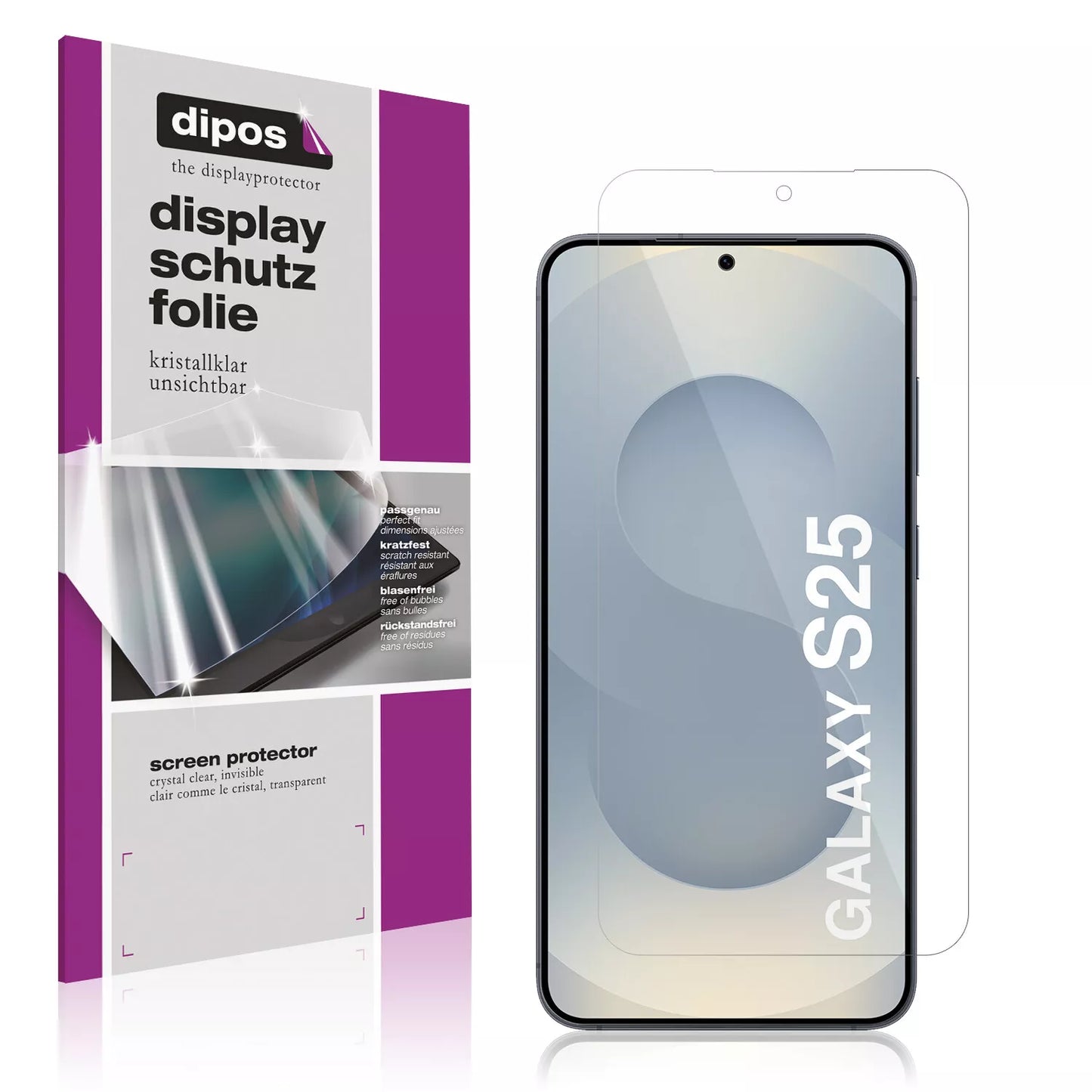 Displayschutzfolie passend für Samsung Galaxy S25